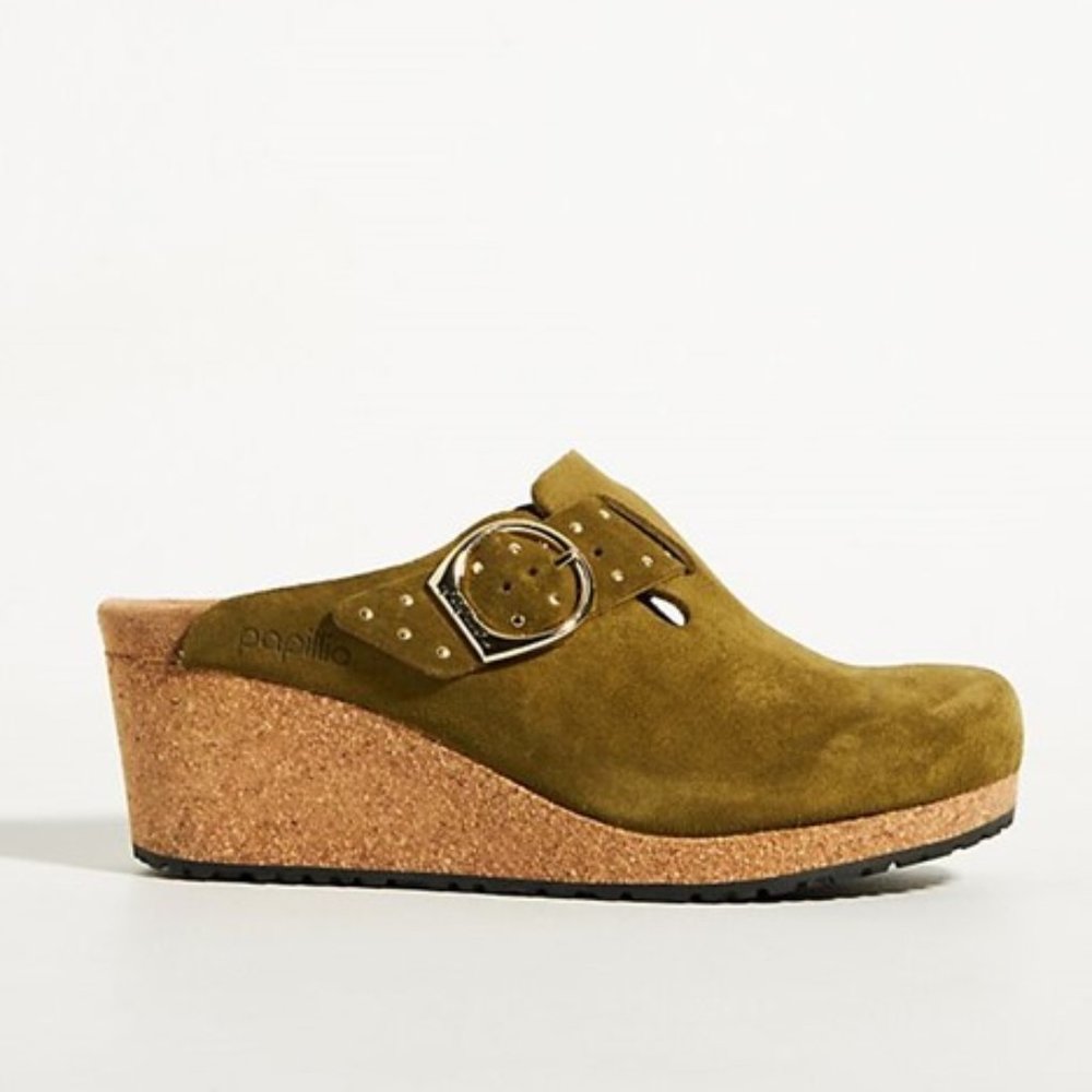 Birkenstock Papillio Wedge Buckle Clog